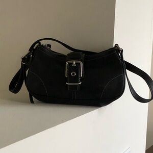 Coach Soho Hampton Vintage Bag in black leather